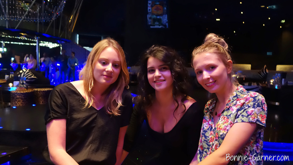French Night Cavalli Club Dubai Emilie, Mira and Anne-Sophie