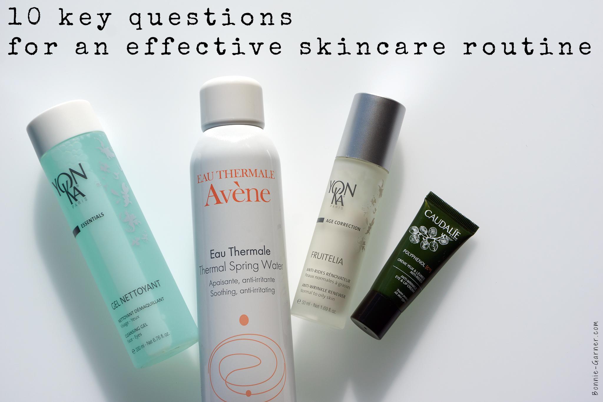 10 key questions for an effective skincare routine