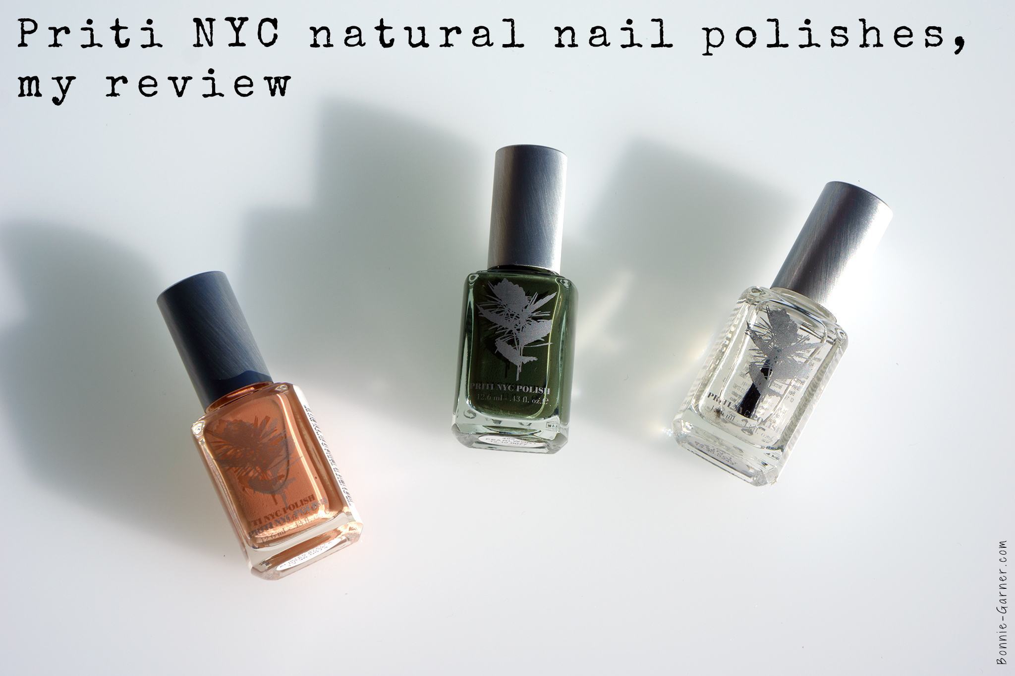 Priti NYC natural nail polishes, my review