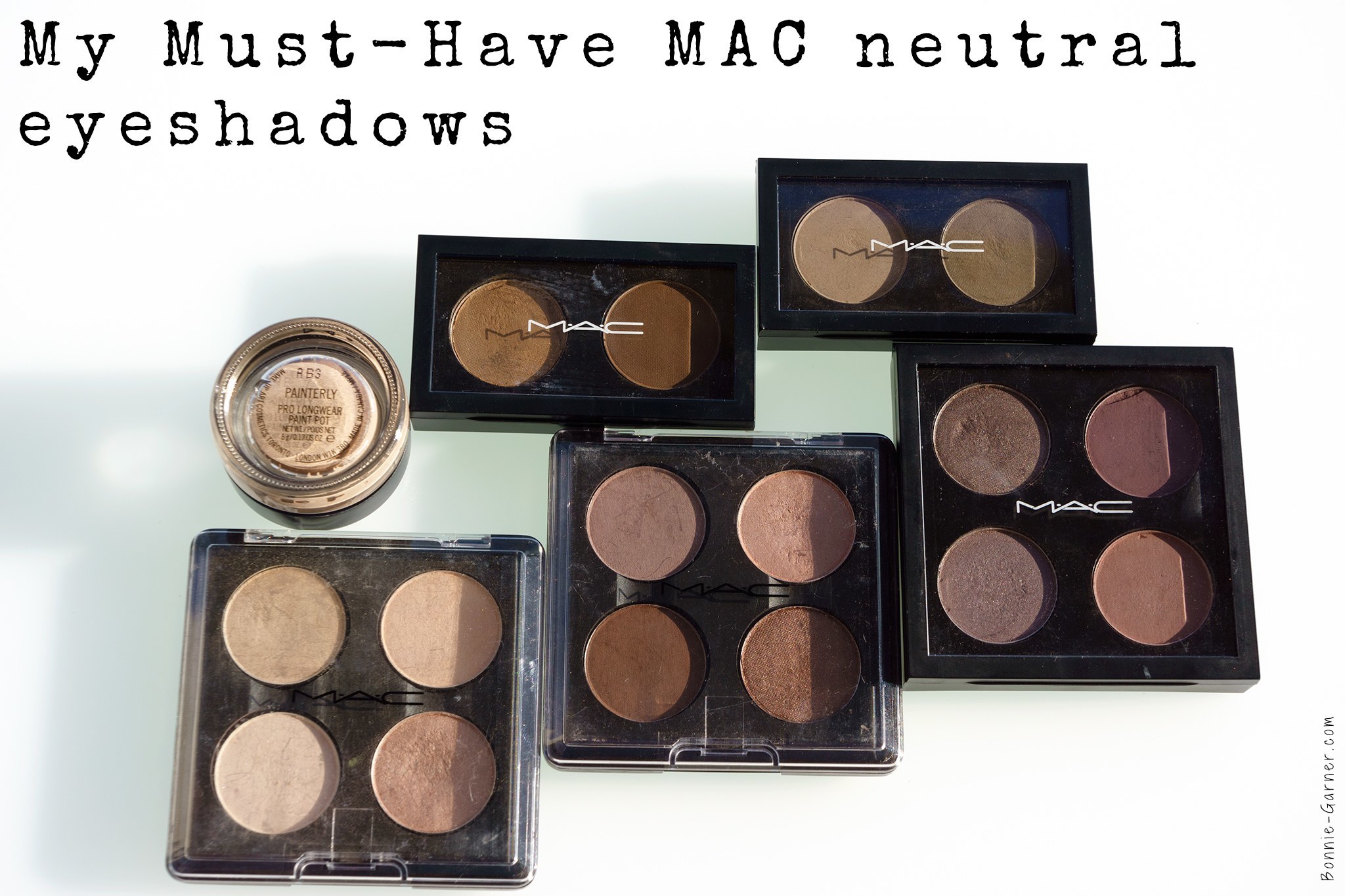 My Must-Have MAC neutral eyeshadows