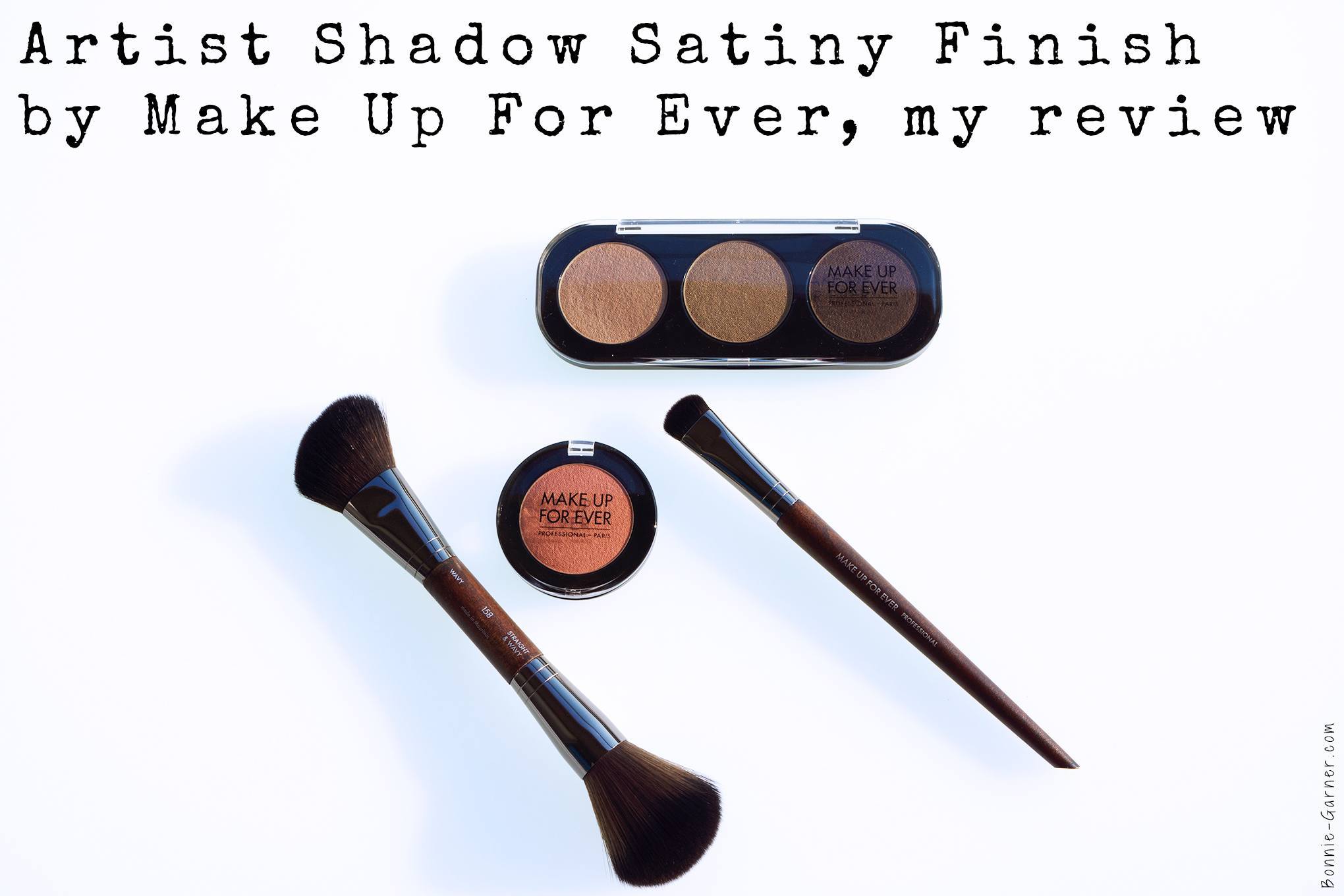 Artist Shadow Satiny Finish by Make Up For Ever, my review