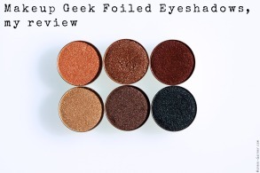 Makeup Geek Foiled eyeshadows In The Spotlight Grandstand Showtime Magic Act Mesmerized Houdini