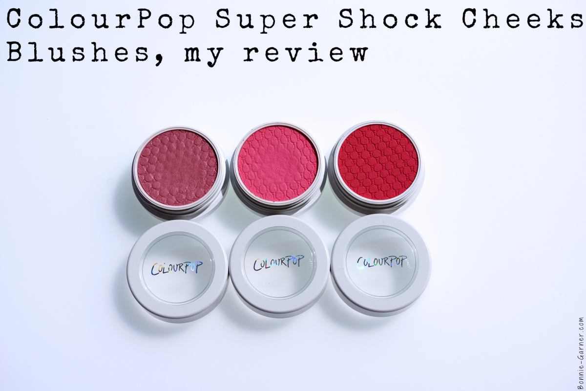 ColourPop Super Shock Cheeks blushes, my review