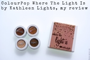 ColourPop Where The Light Is by Kathleen Lights, my review