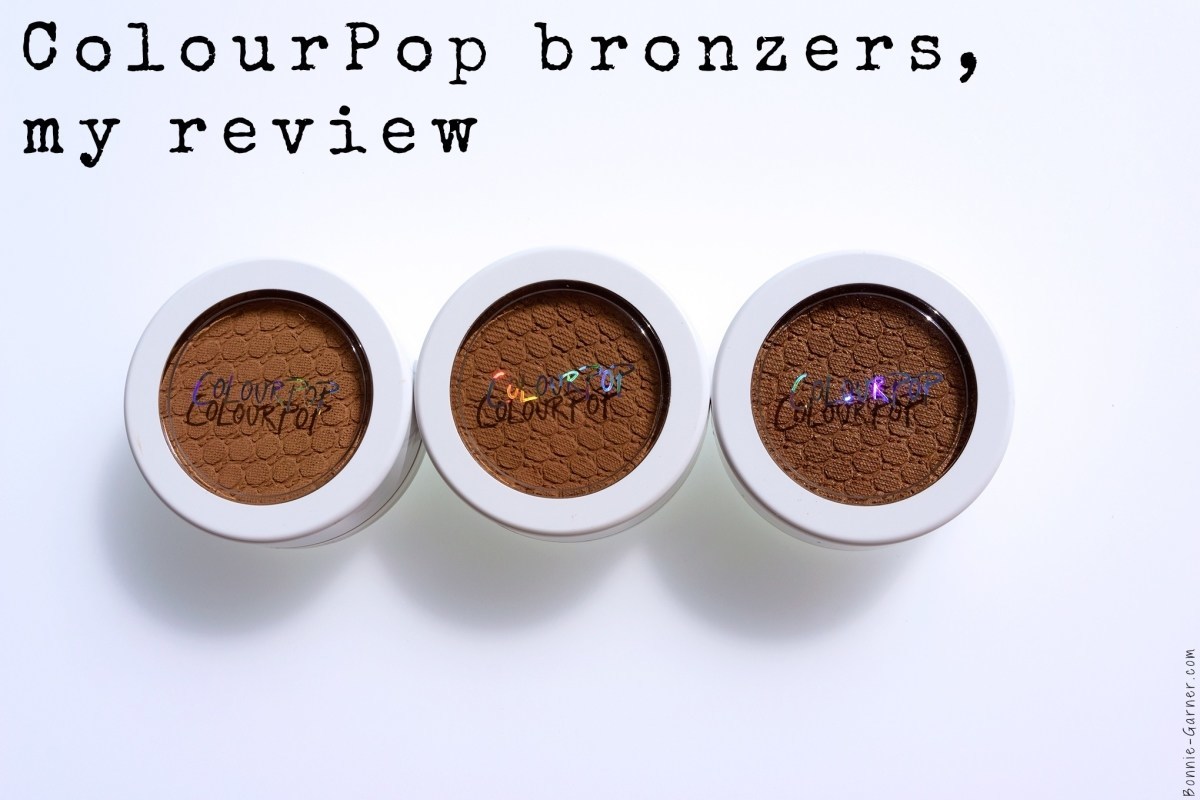 ColourPop bronzers, my review