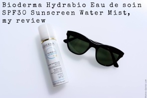 Bioderma Hydrabio Eau de soin SPF30 Sunscreen Water Mist, my review