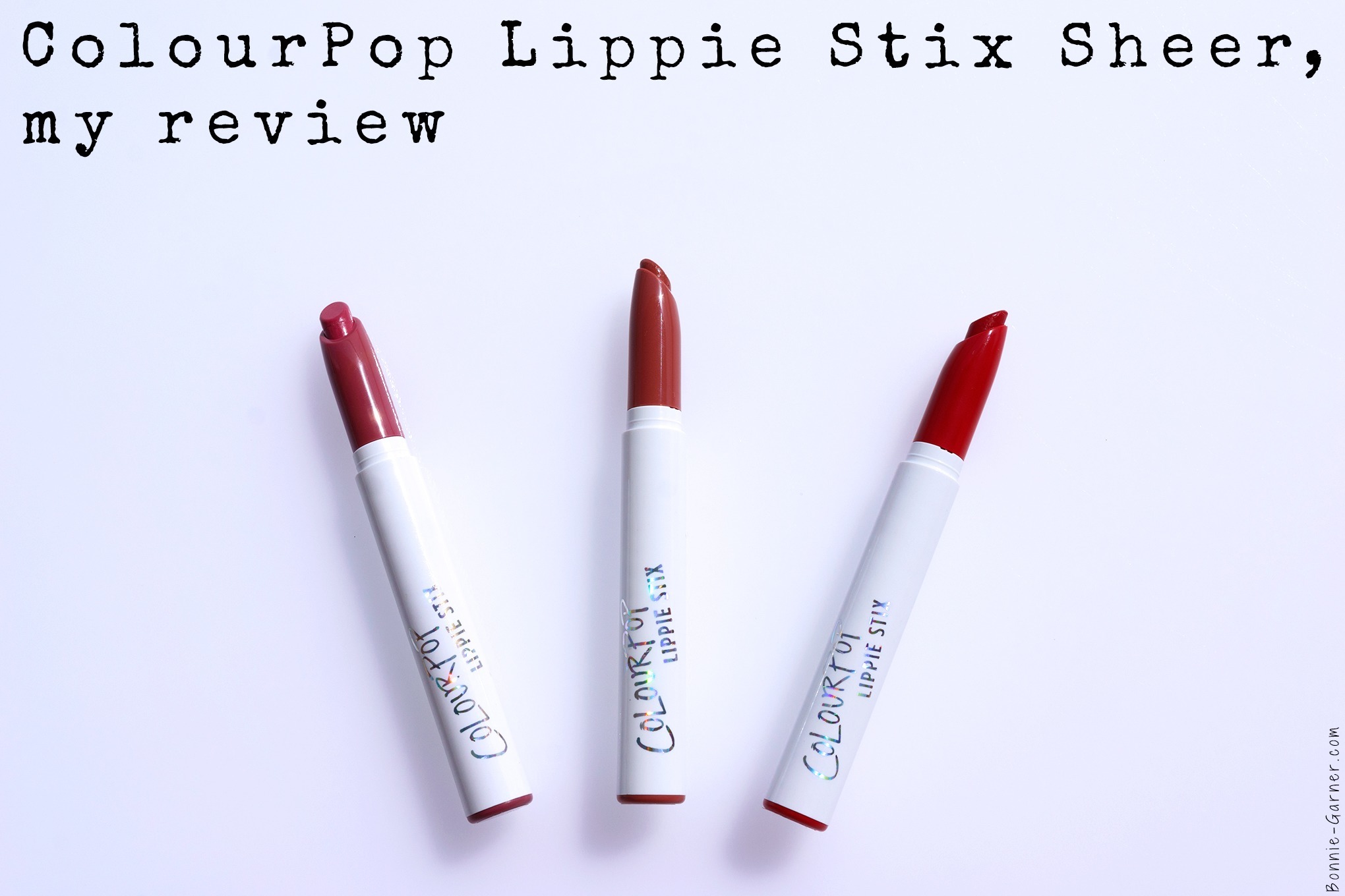 ColourPop Lippie Stix Sheer, my review