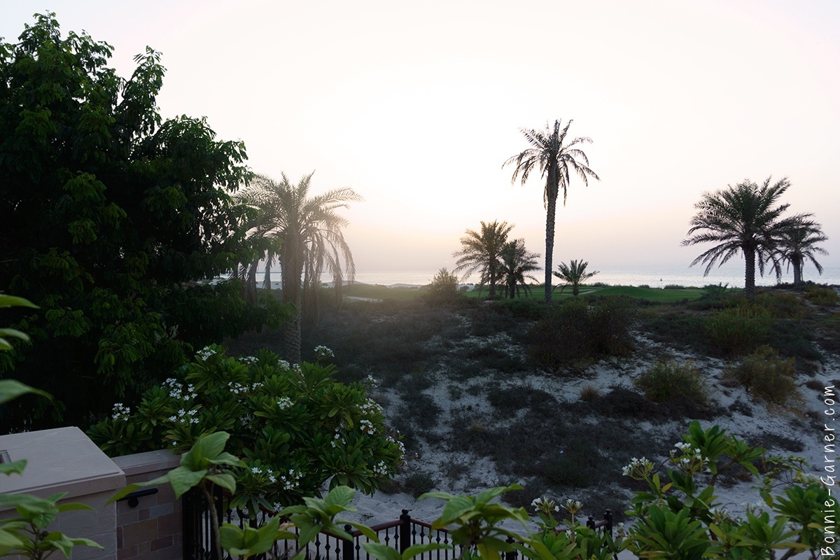 St Regis Abu Dhabi beach sunset