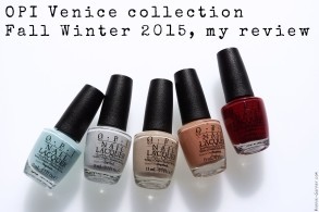 OPI Venice collection Fall Winter 2015, my review
