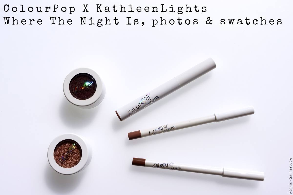 ColourPop X KathleenLights Where The Night Is, photos & swatches