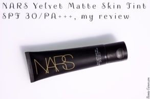 NARS Velvet Matte Skin Tint SPF 30/PA+++, my review