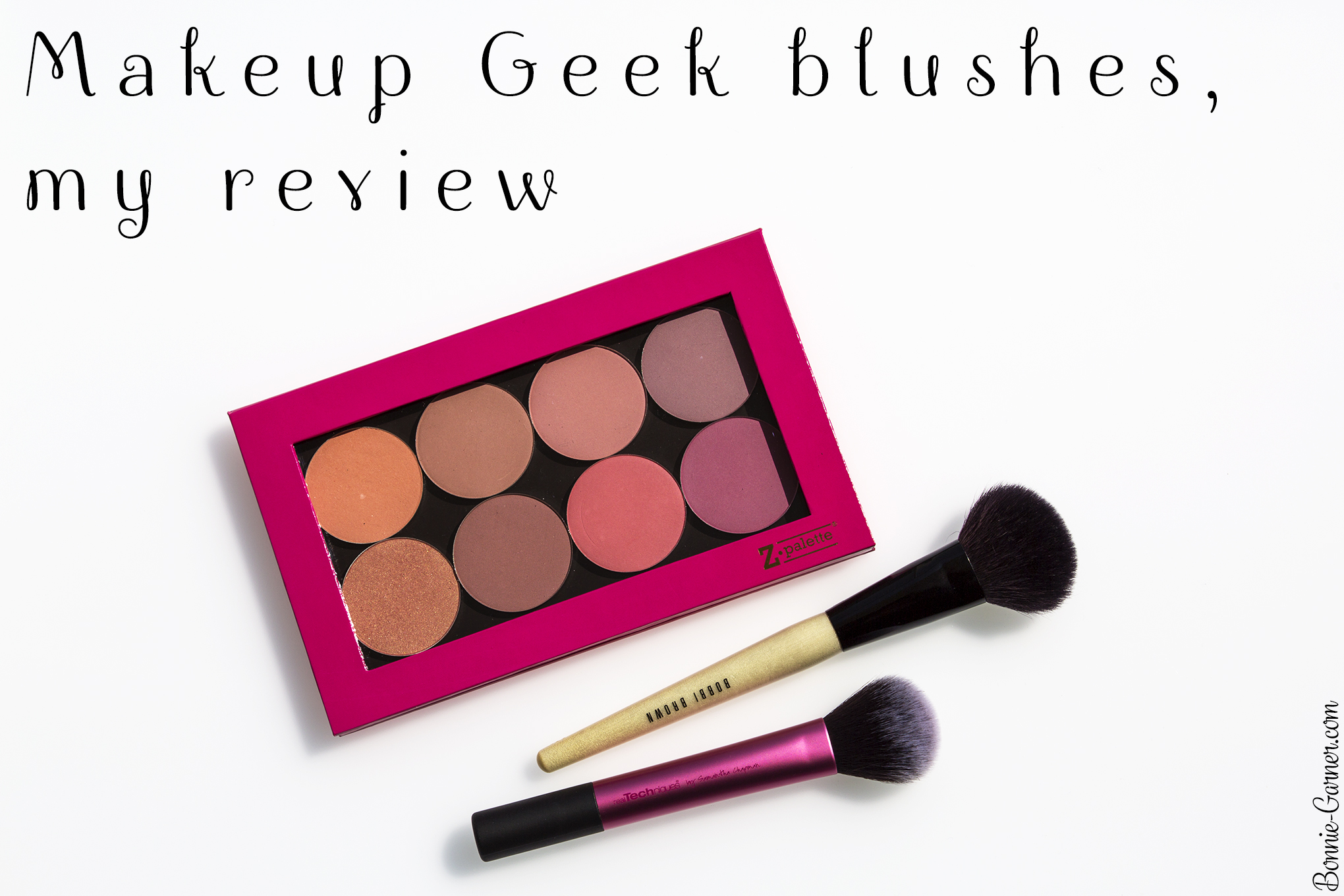 Makeup Geek blushes, my review