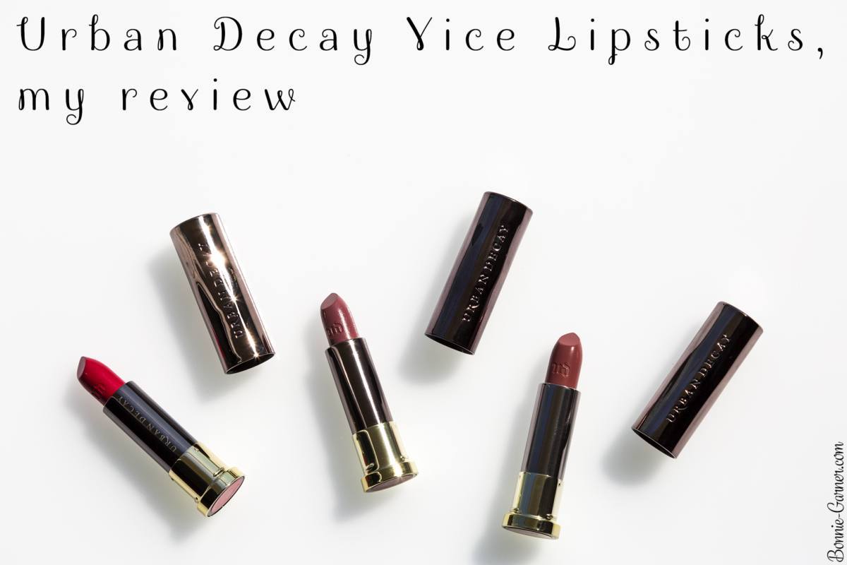 Urban Decay Vice lipsticks, my review