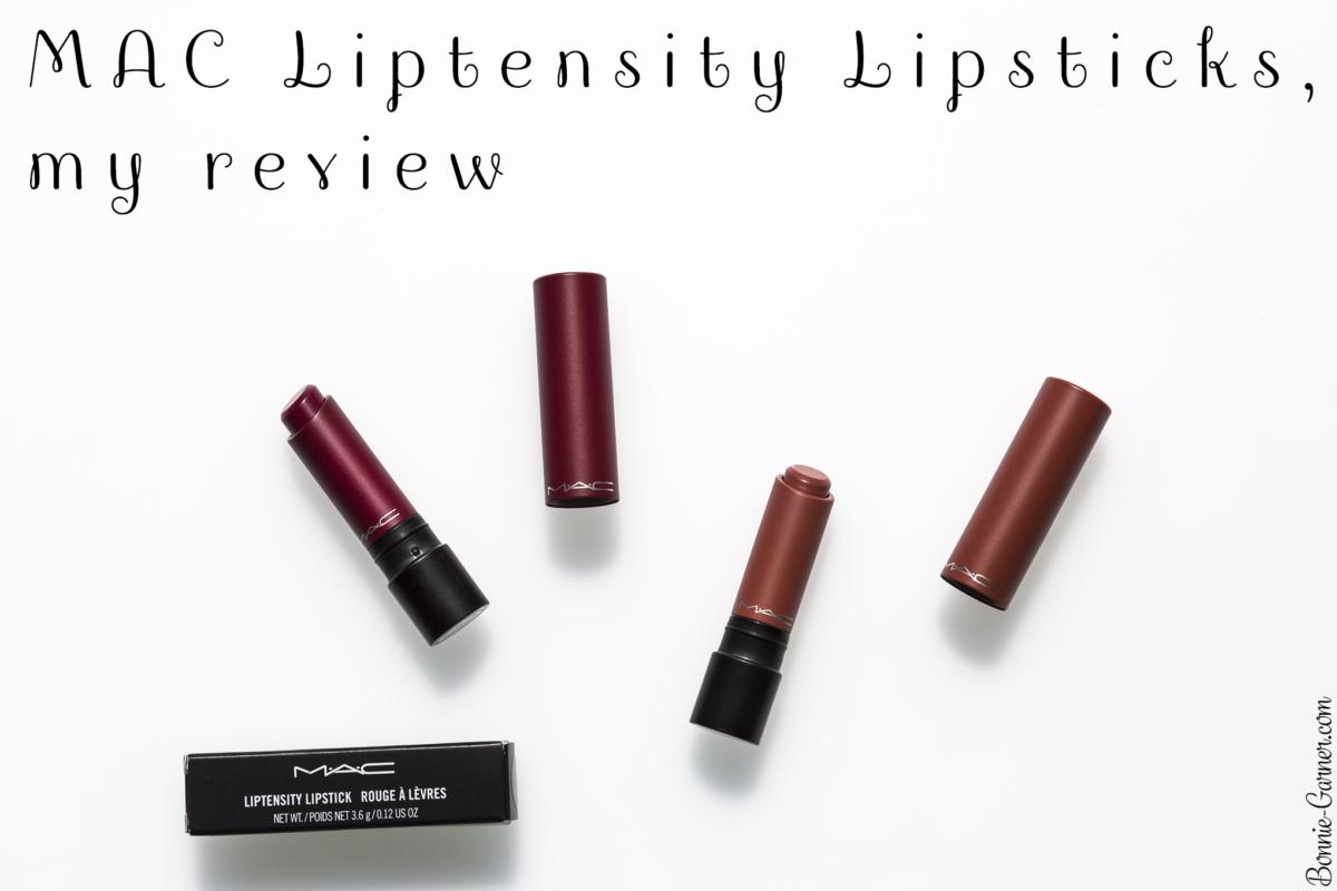 MAC Liptensity Lipsticks, my review