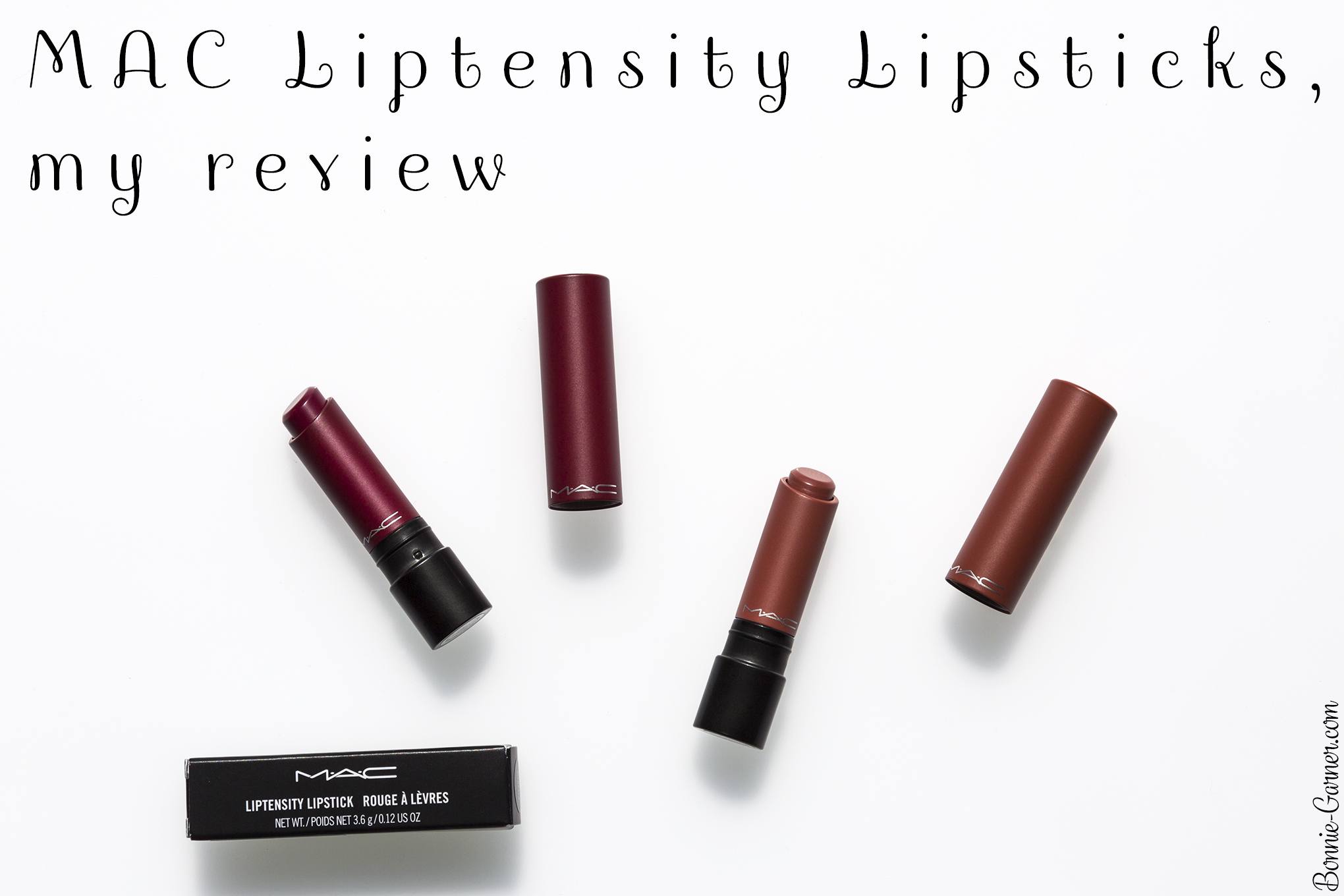 MAC Liptensity Lipsticks, my review