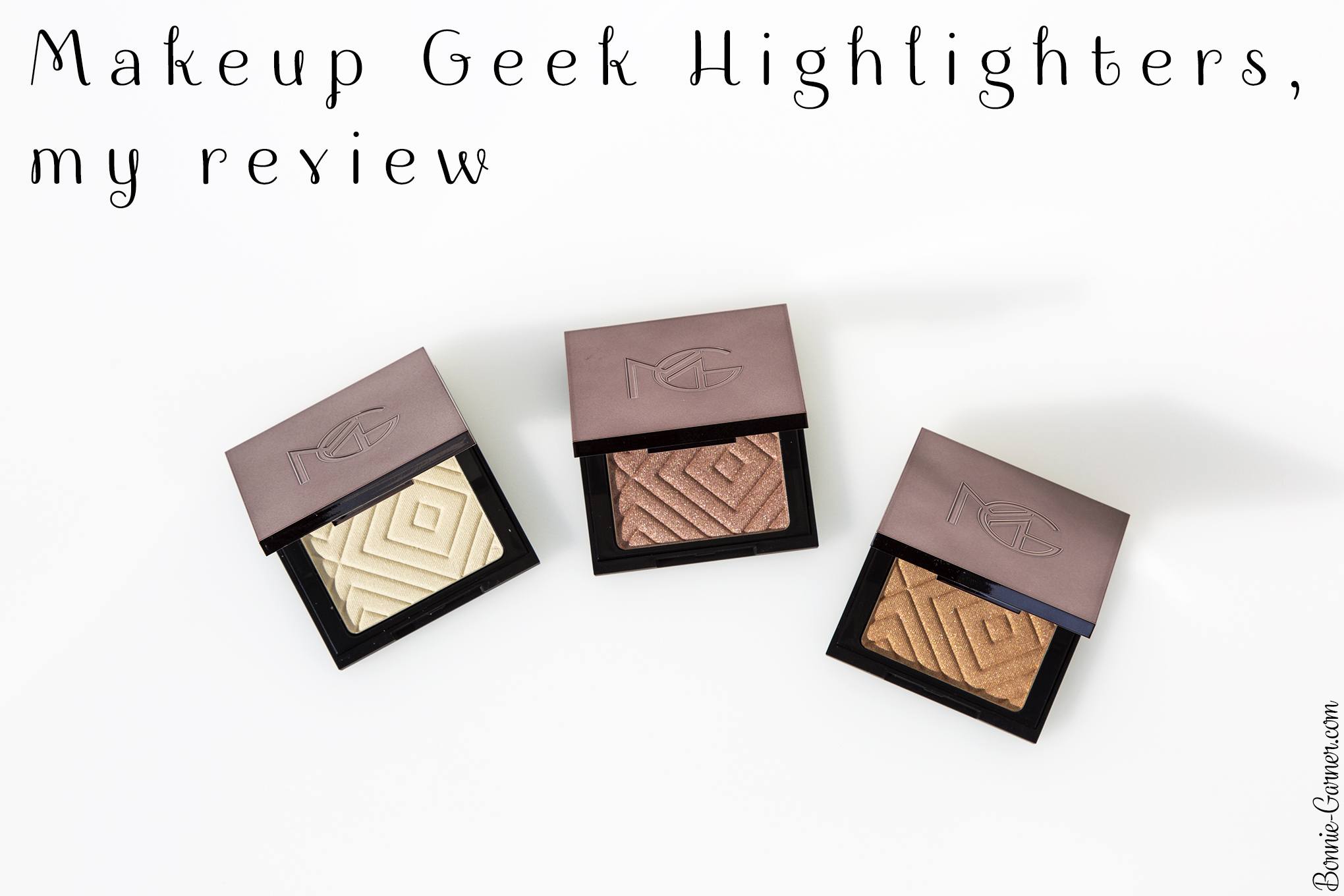 Makeup Geek Highlighters, my review