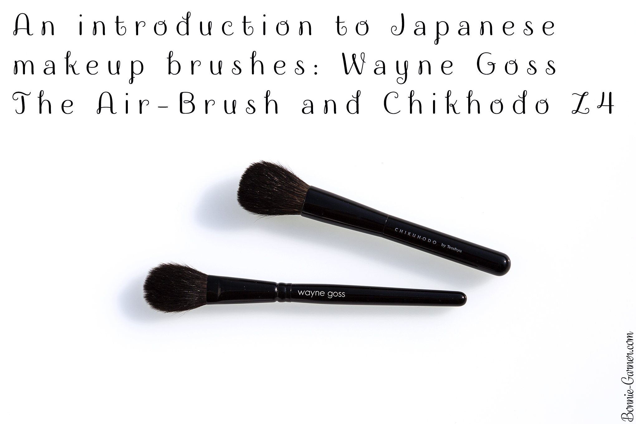 An introduction to Japanese makeup brushes: Wayne Goss The Air-Brush and Chikuhodo Z4