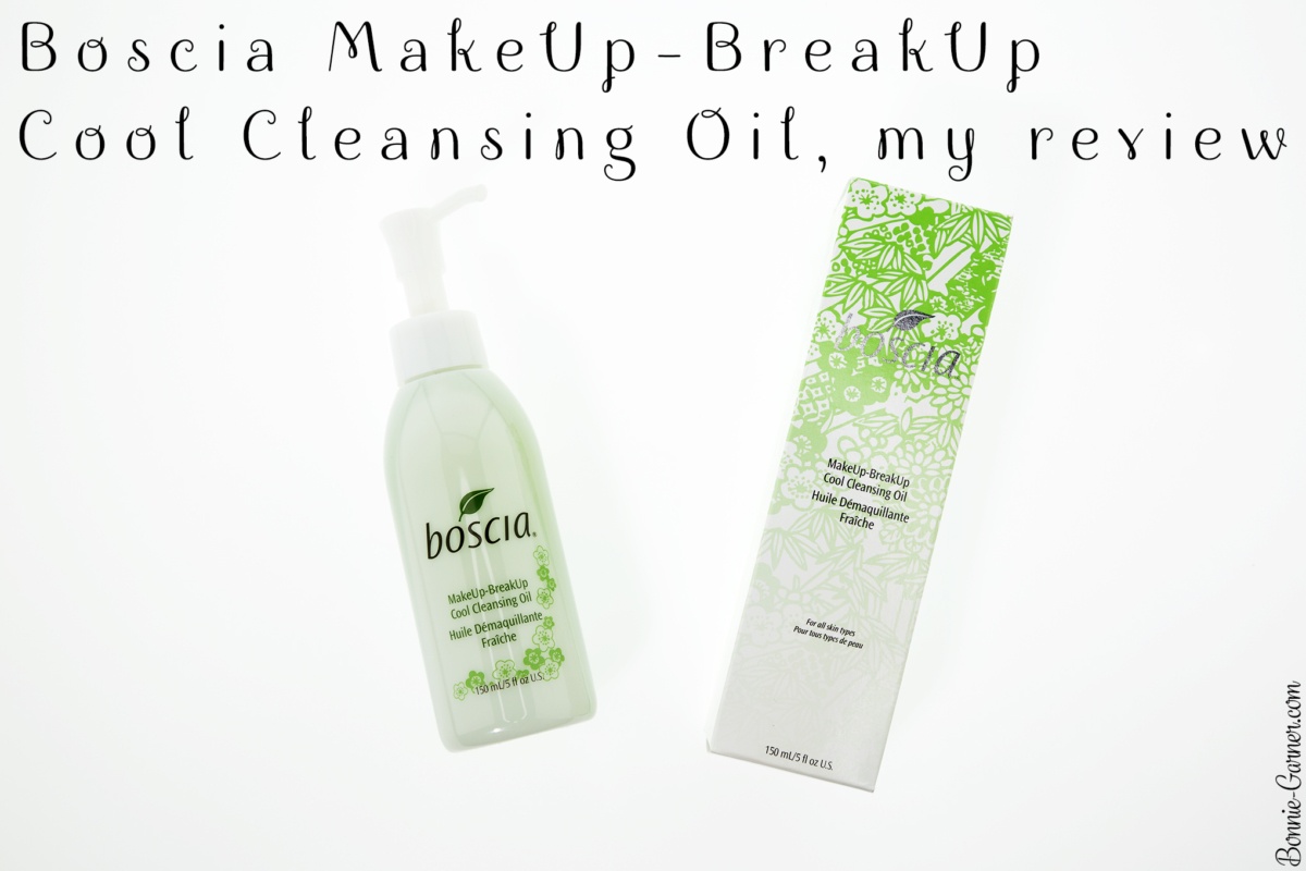 Boscia MakeUp-BreakUp Cool Cleansing Oil, my review