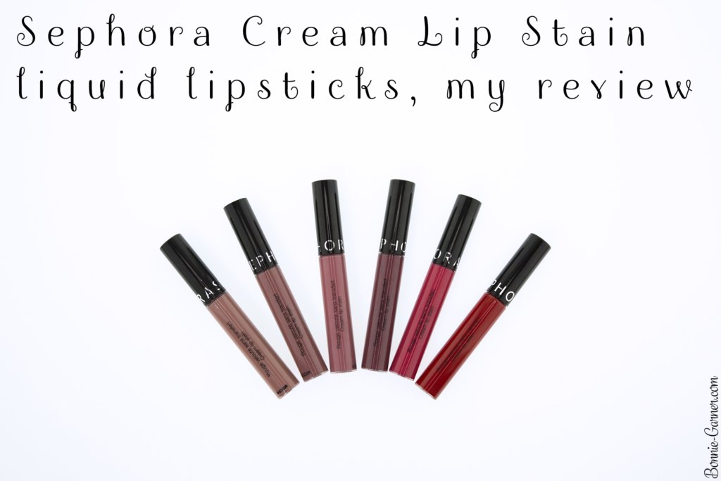 Sephora Cream Lip Stain lipsticks, my review