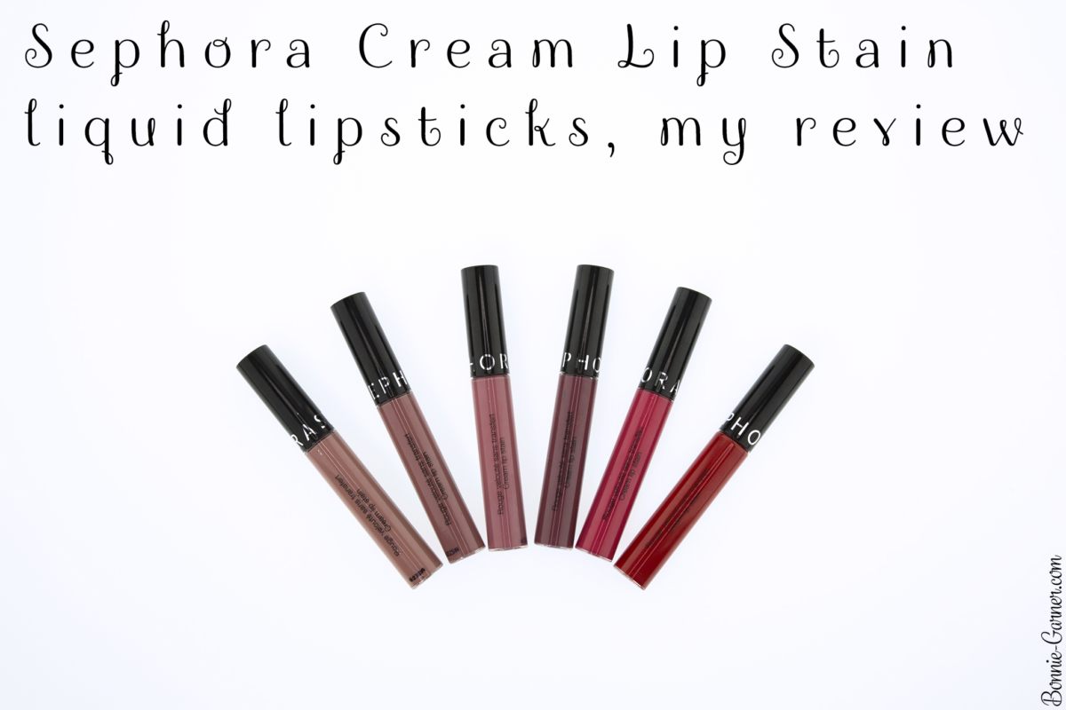 Sephora Cream Lip Stain lipsticks, my review