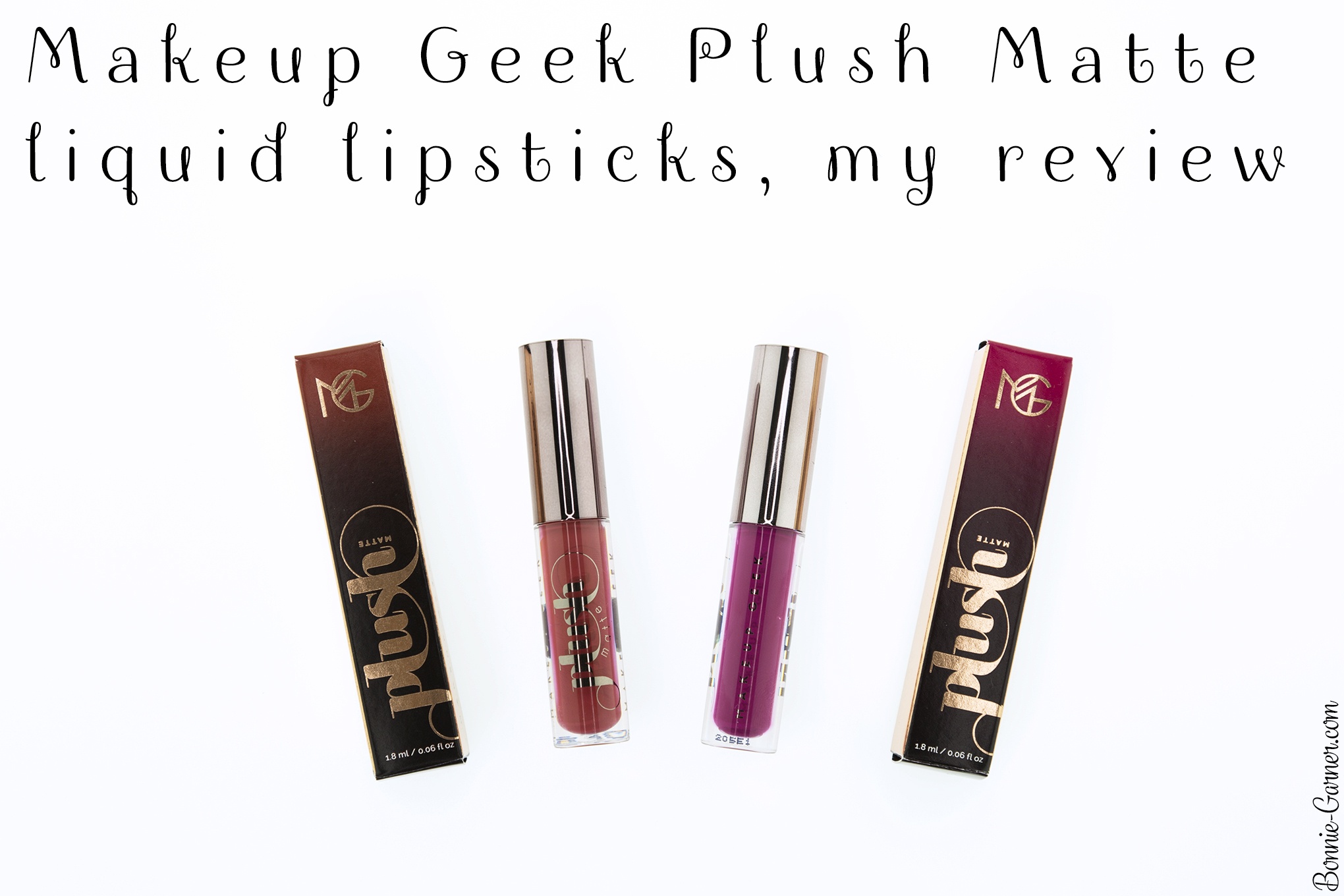 Makeup Geek Plush Matte liquid lipsticks, my review