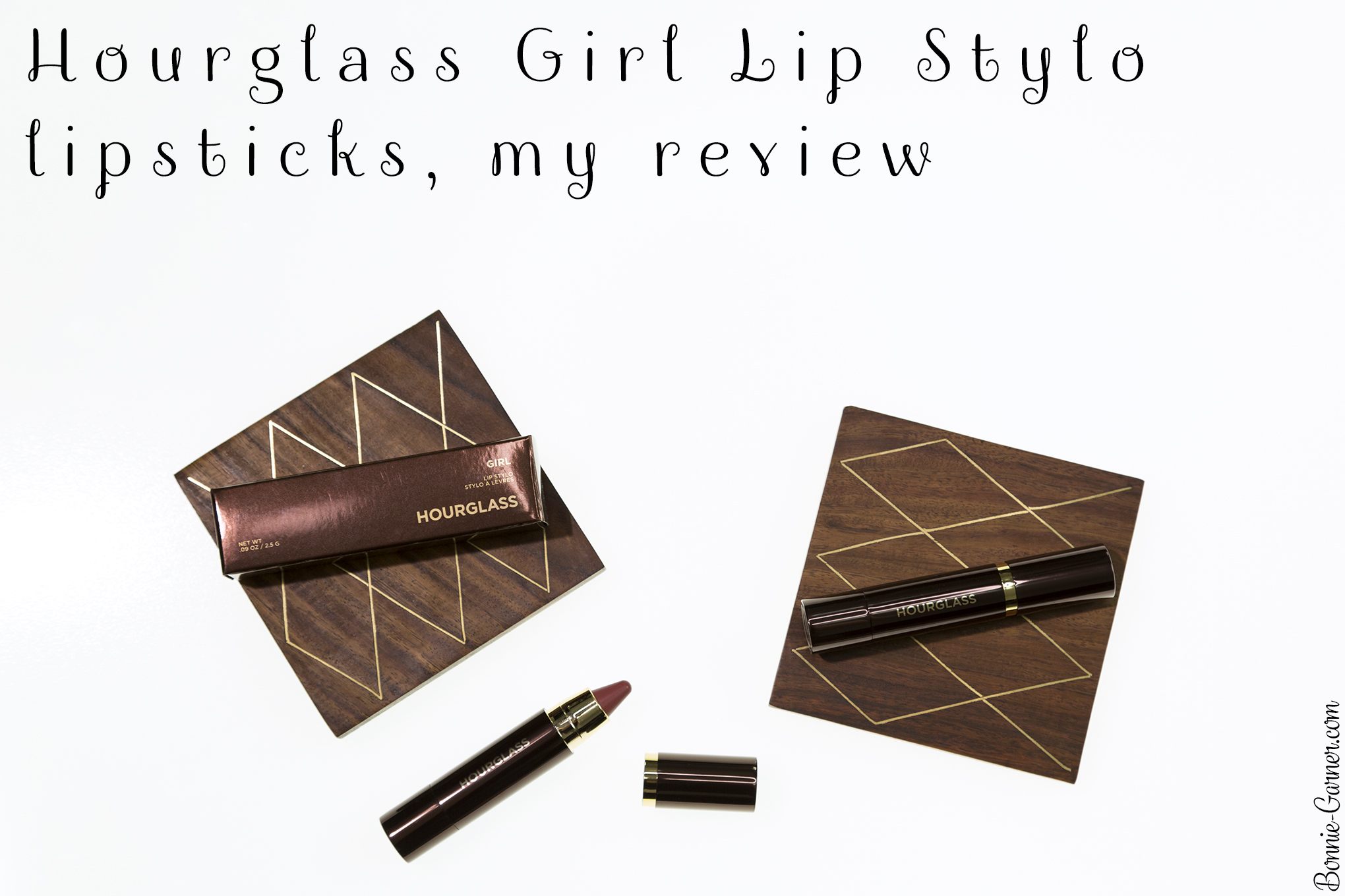 Hourglass Girl Lip Stylo lipsticks, my review