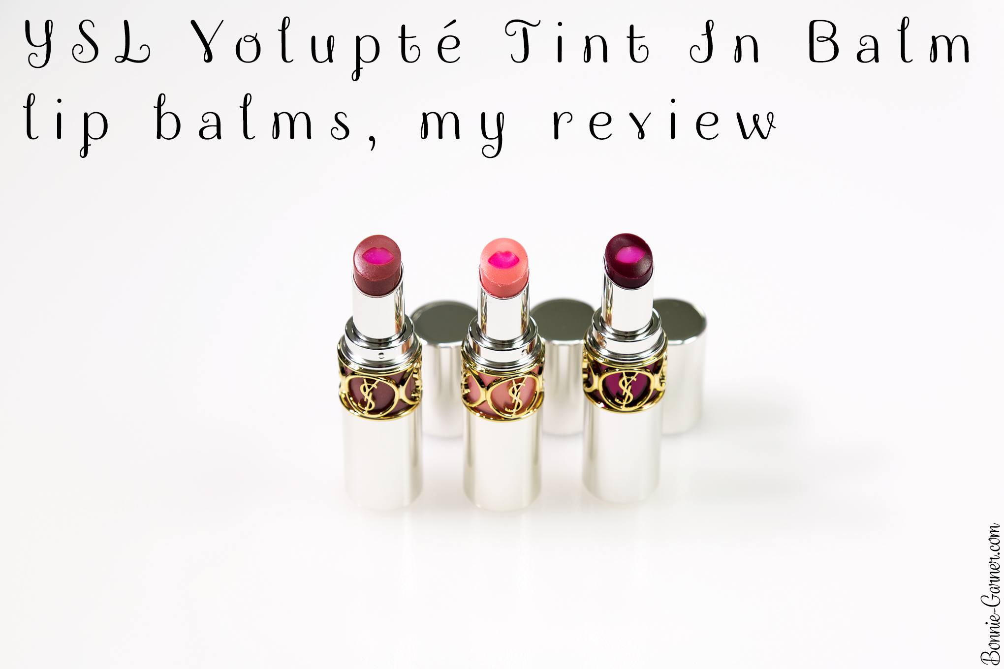 YSL Volupté Tint In Balm lip balms, my review