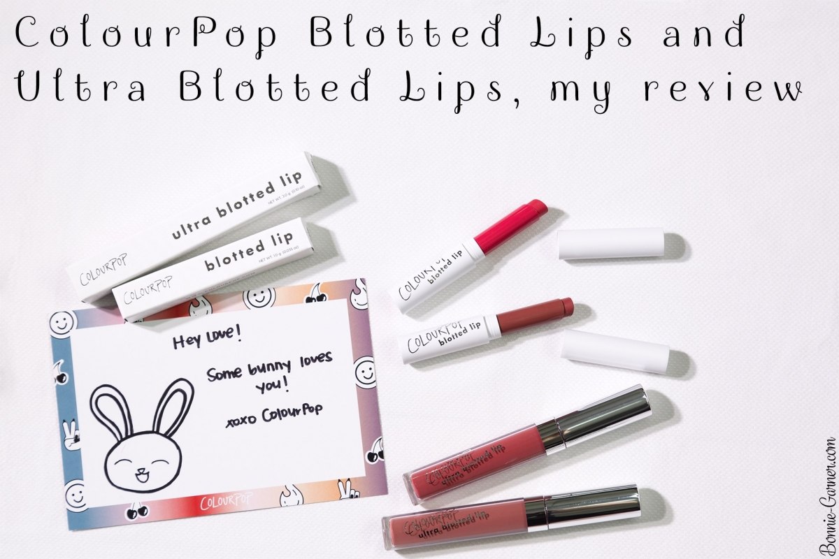 ColourPop Blotted Lips and Ultra Blotted Lips, my review
