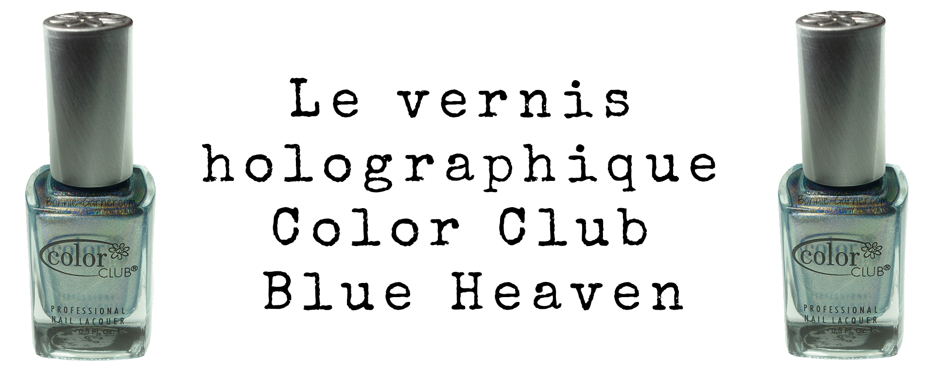 Le vernis holographique de Color Club Blue Heaven