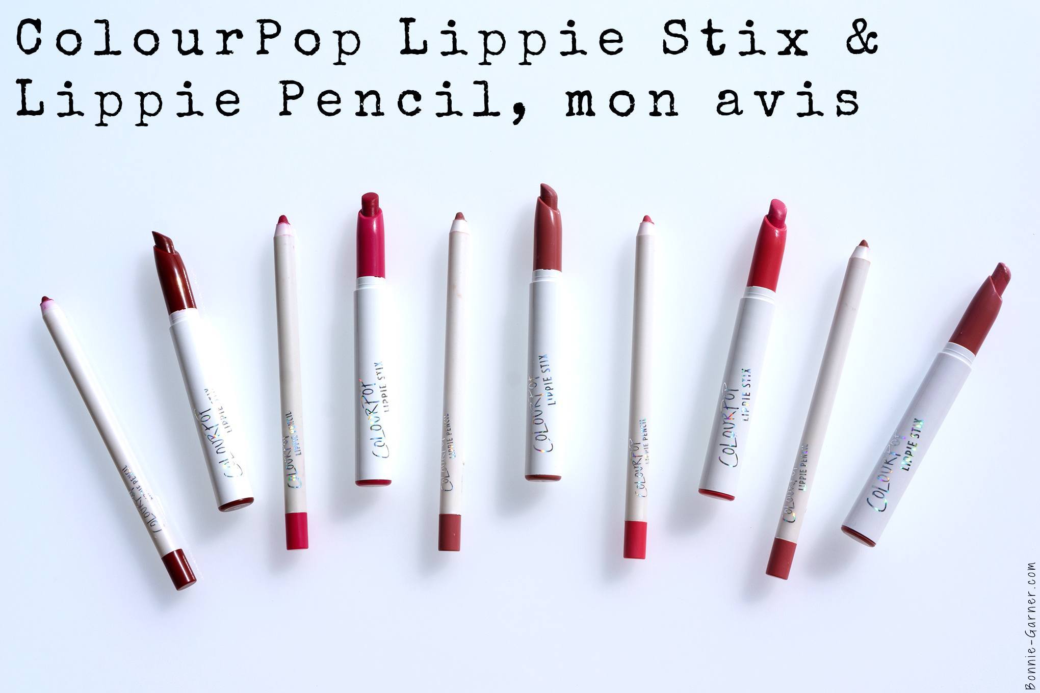 ColourPop Lippie Stix & Lippie Pencil, mon avis