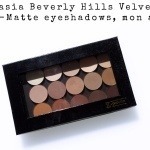 Anastasia Beverly Hills Velvet & Ultra-Matte eyeshadows, mon avis
