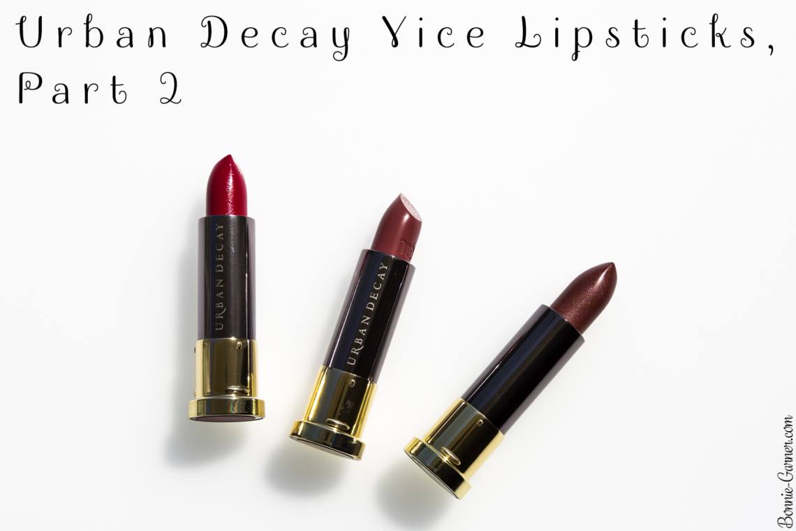 Urban Decay Vice lipsticks, Part 2