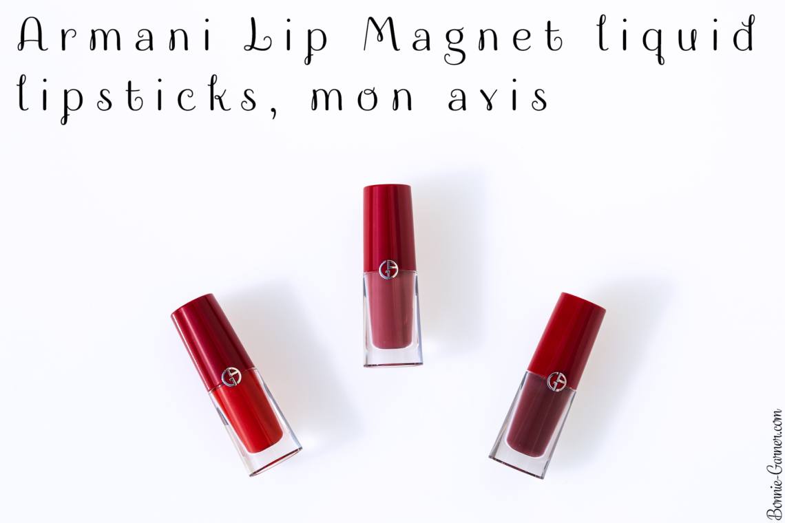 Armani Lip Magnet liquid lipsticks, mon avis
