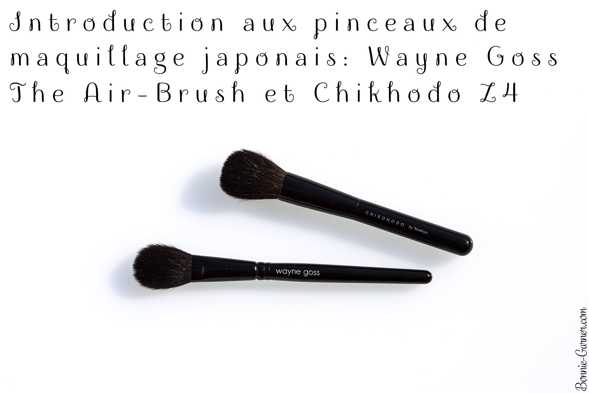 Introduction aux pinceaux de maquillage japonais: Wayne Goss The Air-Brush et Chikuhodo Z4