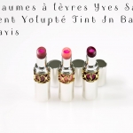 Les baumes à lèvres Yves Saint Laurent Volupté Tint In Balm, mon avis