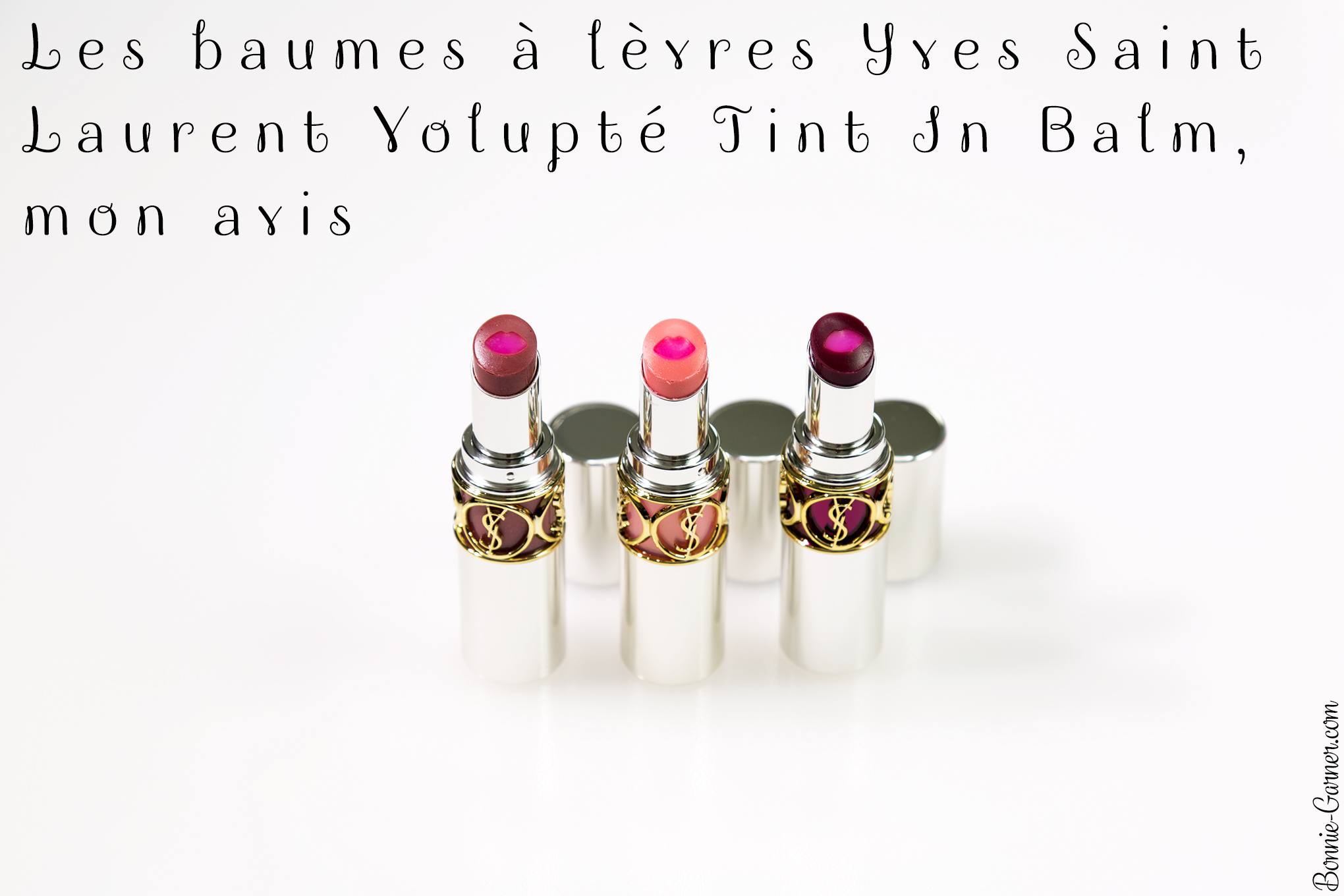 Les baumes à lèvres Yves Saint Laurent Volupté Tint In Balm, mon avis
